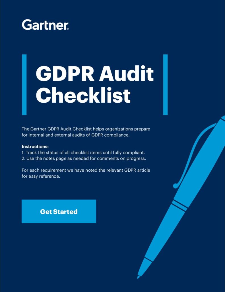 GDPR Audit Checklist